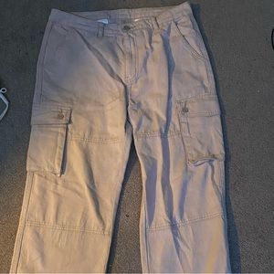 Mens beige cargo pants